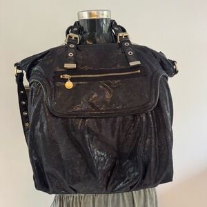 Stella McCartney Vegan leather crossbody, handbag navy/ black